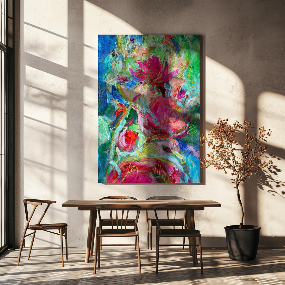 Vibrant Petal Symphony | Canvas