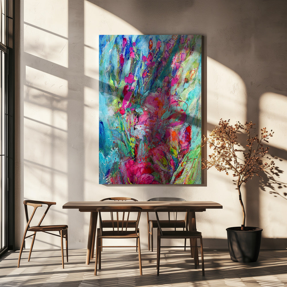 My Heart Blooms For You | Canvas