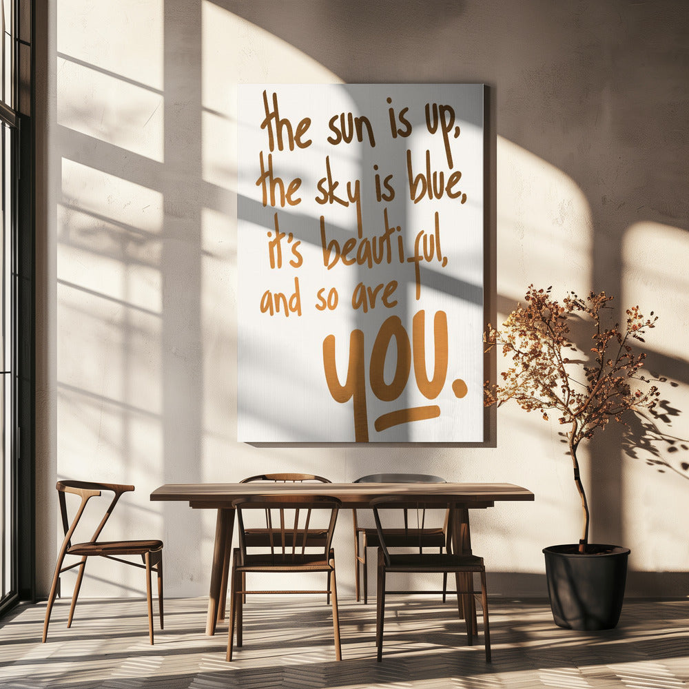 You Are Beautiful (vers.1) | Canvas