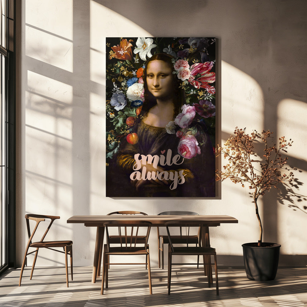 Smile Always, Mona Lisa | Canvas