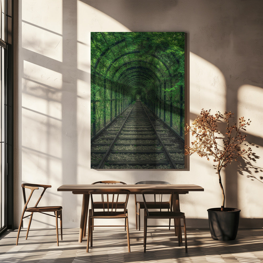 Green Tunnel | Canvas