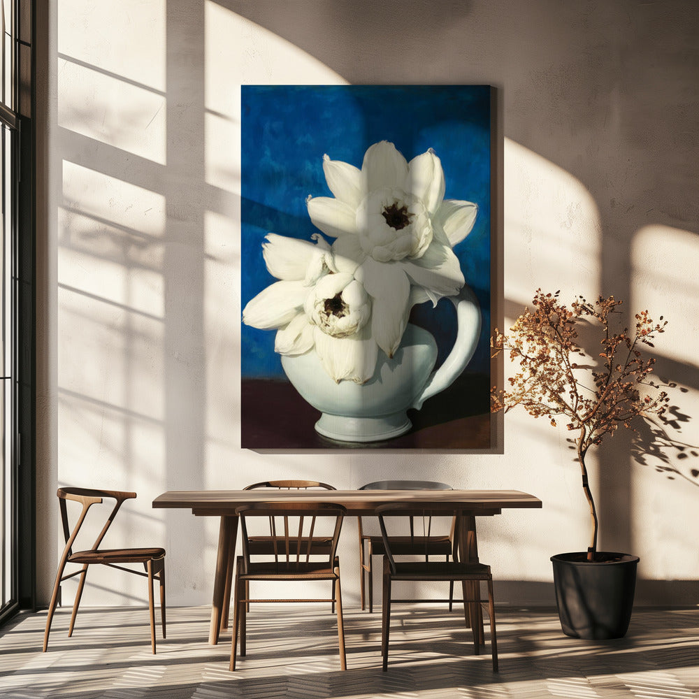 White Petal Symphony | Canvas