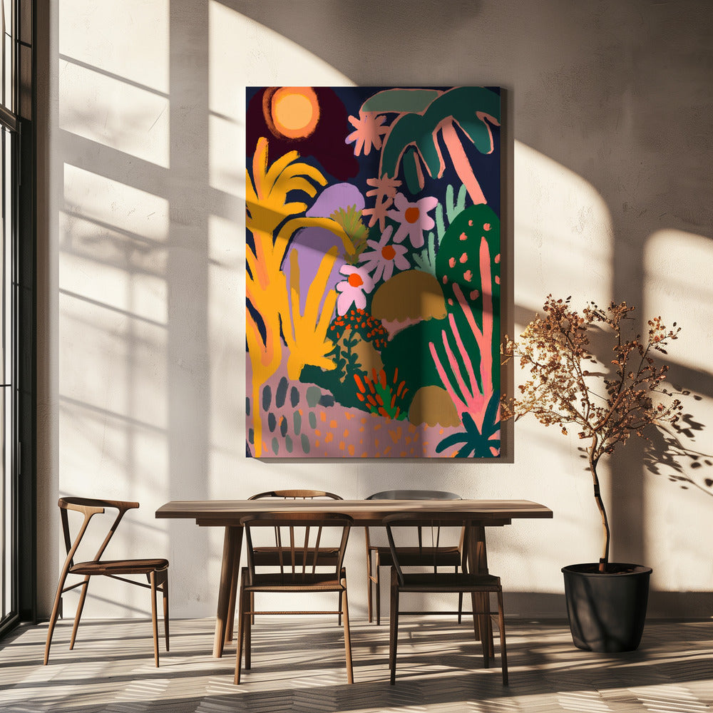 Vibrant Jungle Dream | Canvas