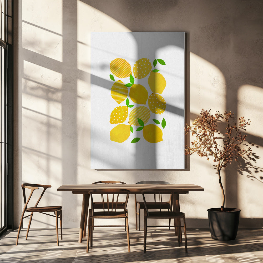 Lemon Crowd | Canvas