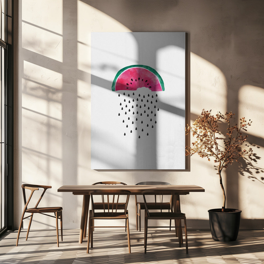 Watermelon Rain | Canvas