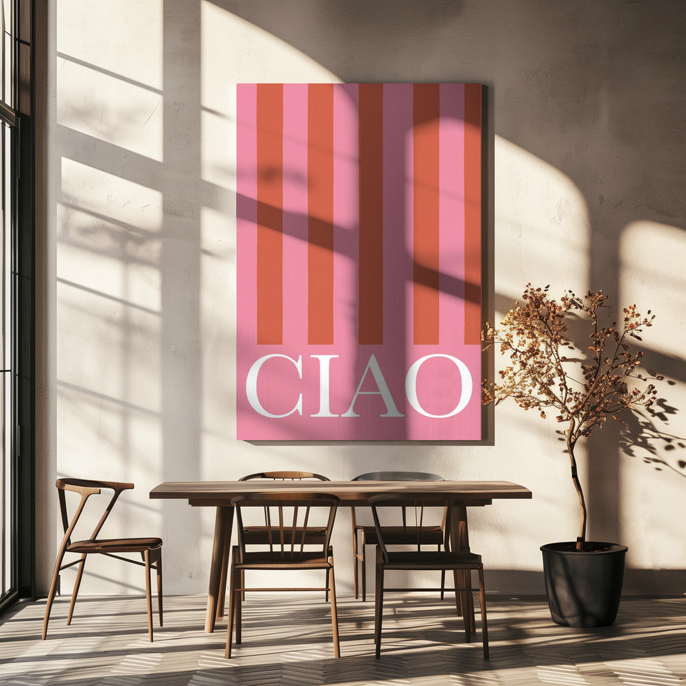Ciao Stripes | Canvas