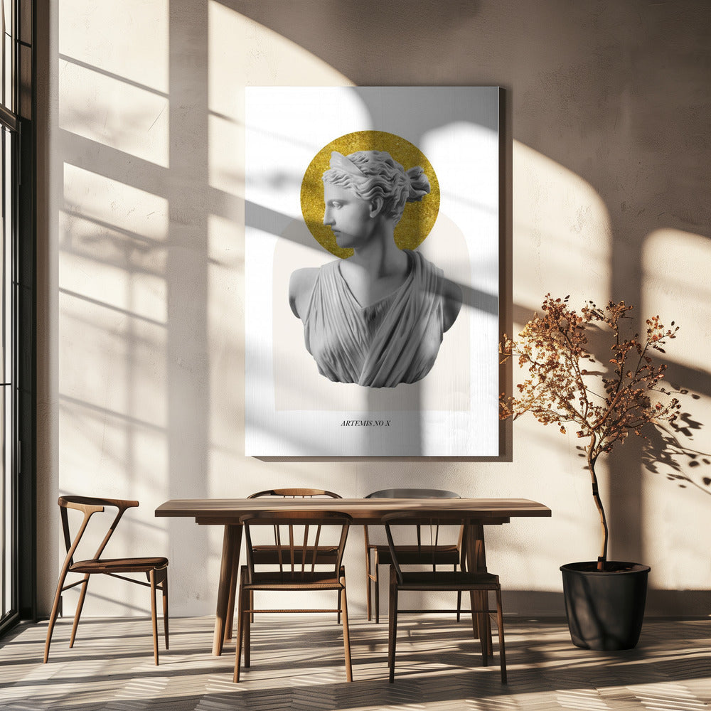 Gold Artemis Goddess | Canvas