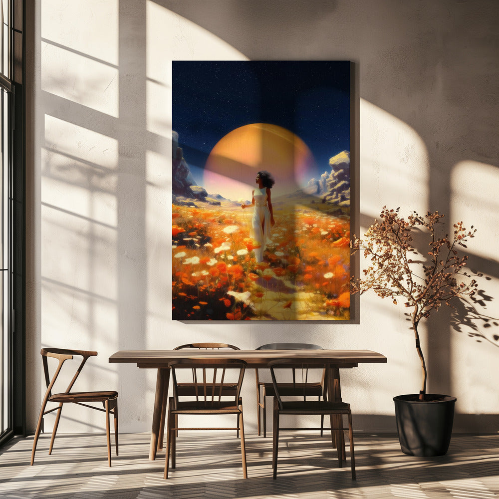 Cosmic Flower Fields | Canvas