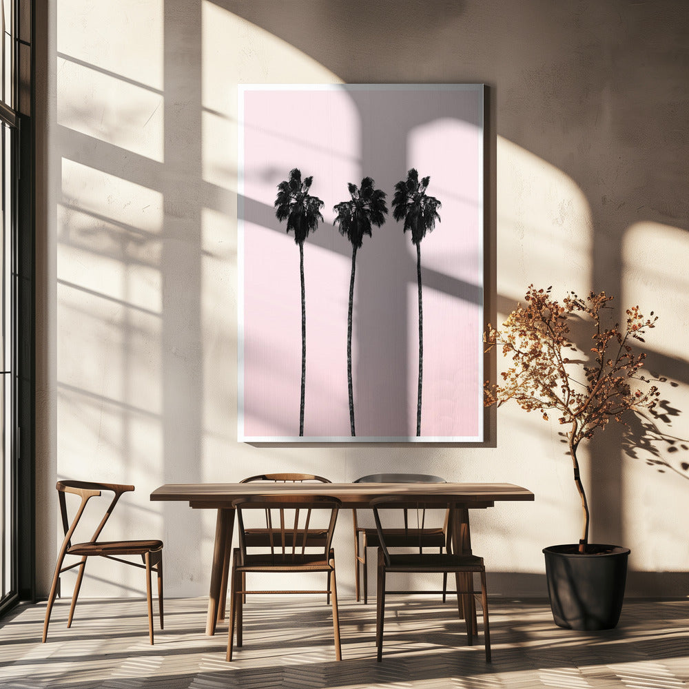 Three Tall Palms | Canvas