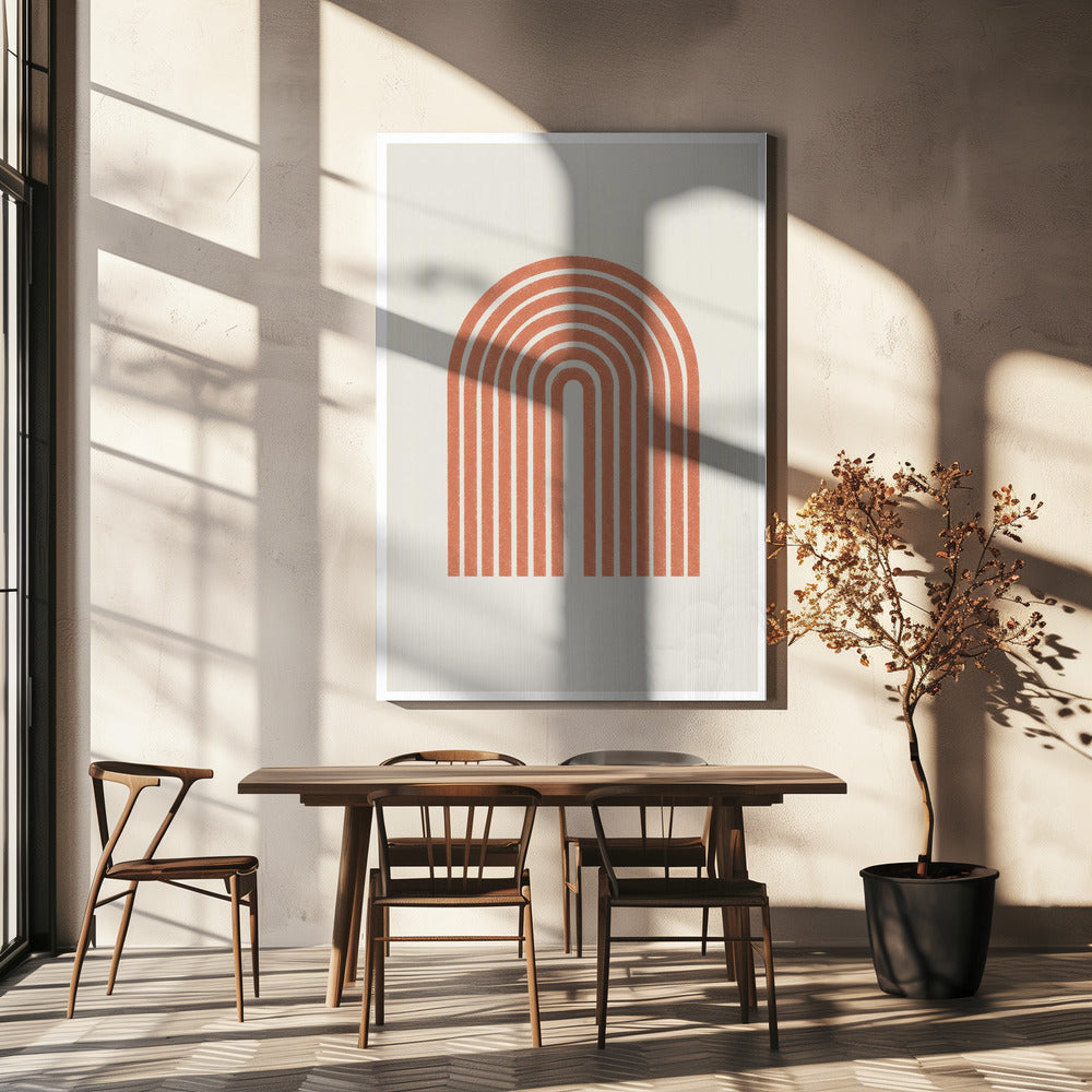 Retro Arch Lines | Canvas