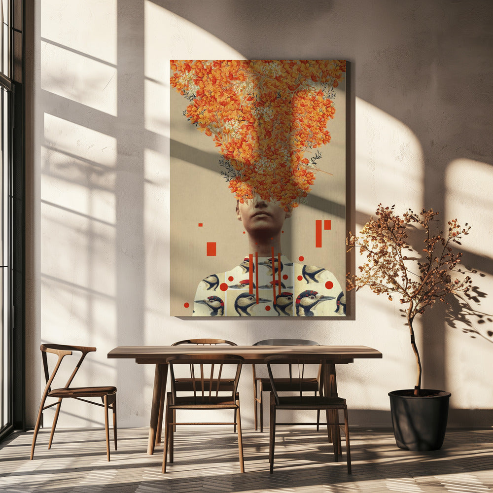 Bird Flight In Autumn | Canvas