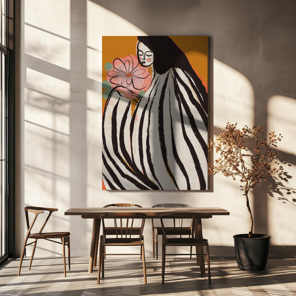 Striped Serenity | Canvas