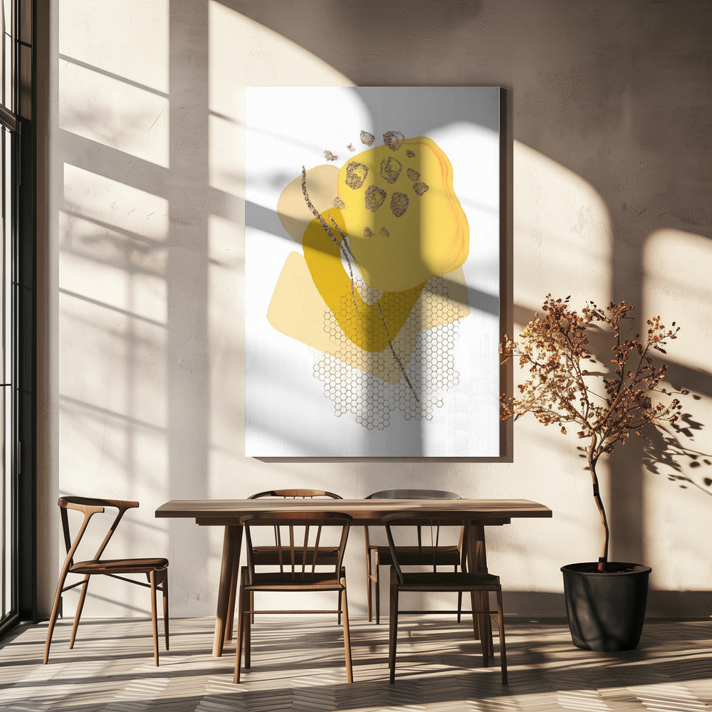Golden moon | Canvas