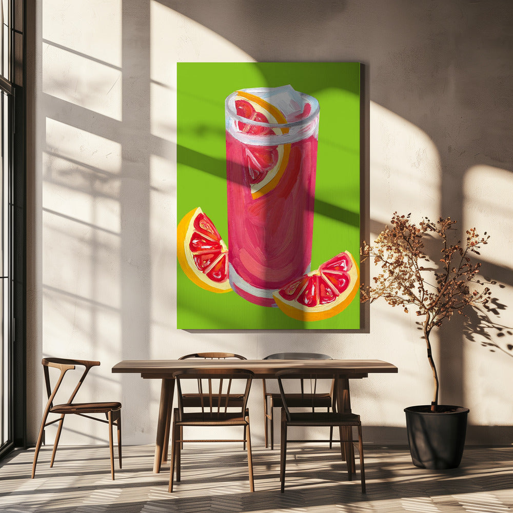 Grapefruit Paloma Pistachio | Canvas