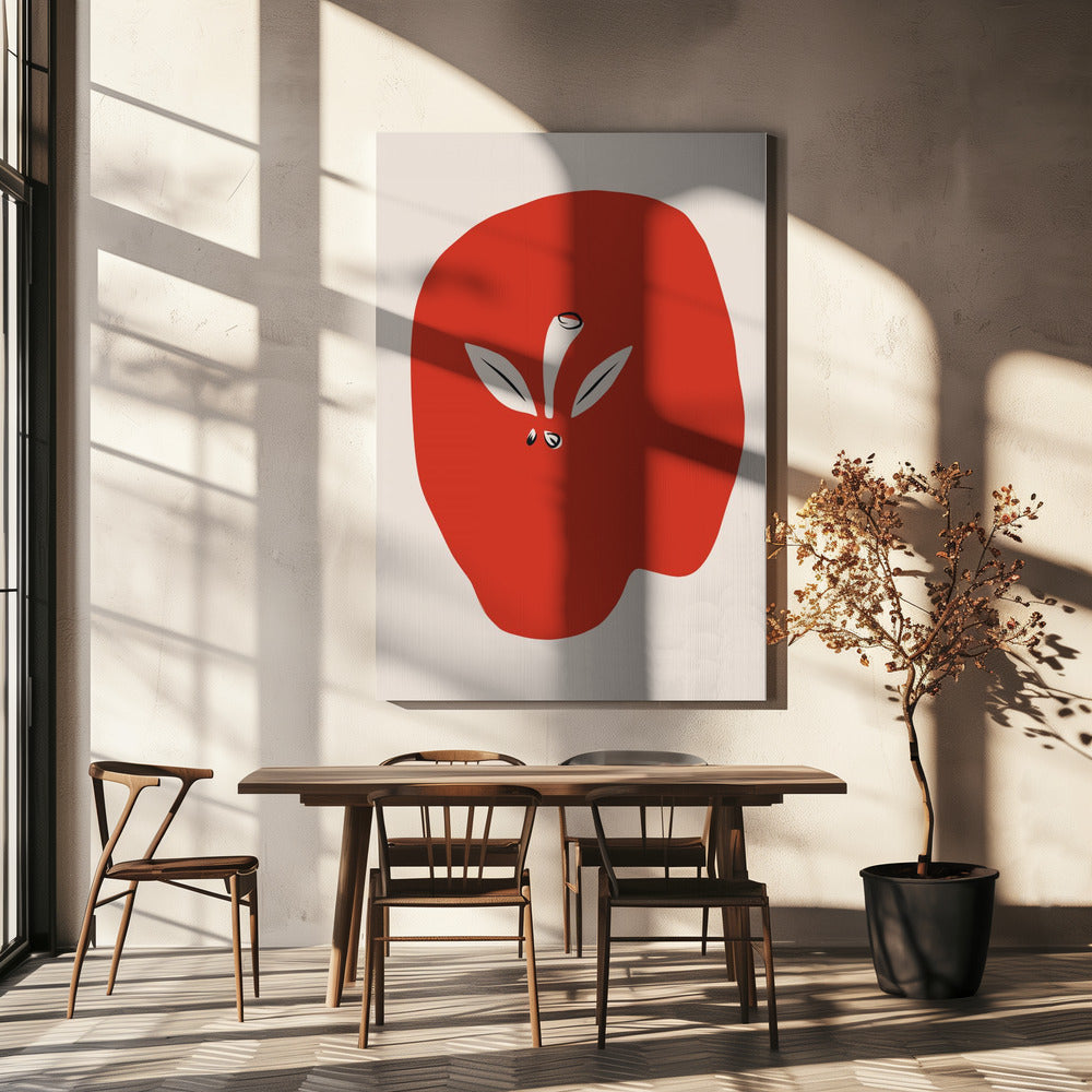 Big Red Apple | Canvas