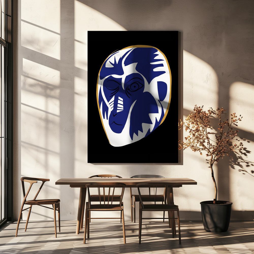 Abstract Mask Illusion | Canvas