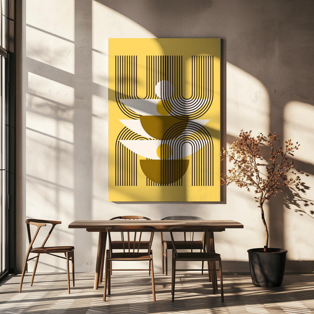 Minimalistic Lines and Geometric Shapes | Canvas