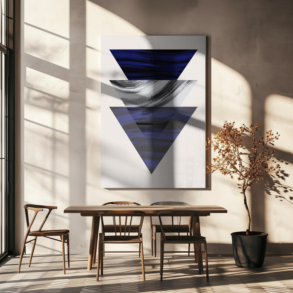 Three Triangular Geometric | Canvas