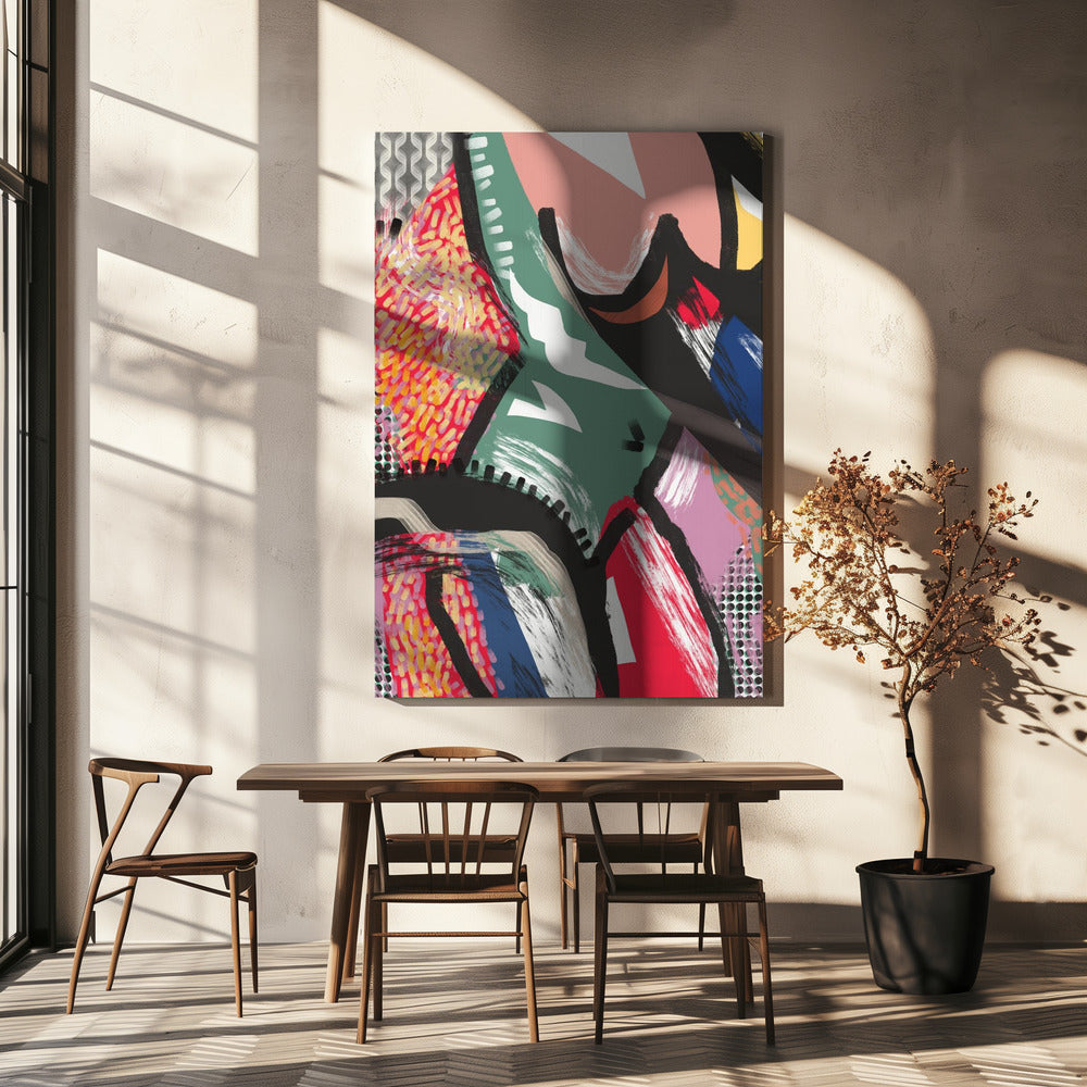Vibrant Colorful Abstract | Canvas