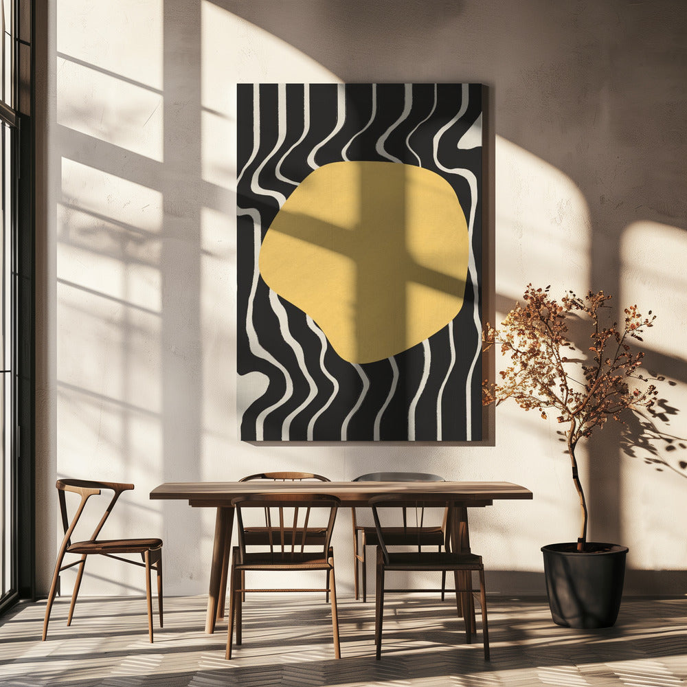 Golden Wave Harmony | Canvas