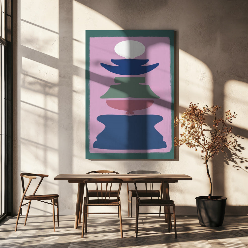 Bold Colorful shapes | Canvas