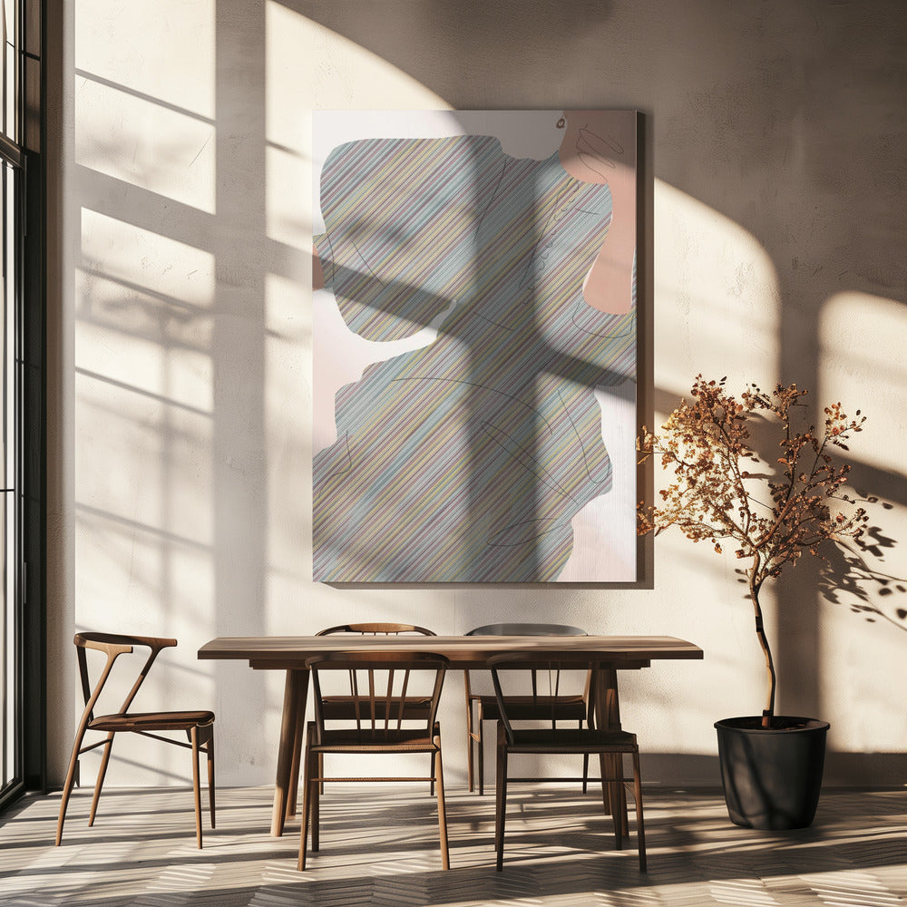 Striped Elegance | Canvas