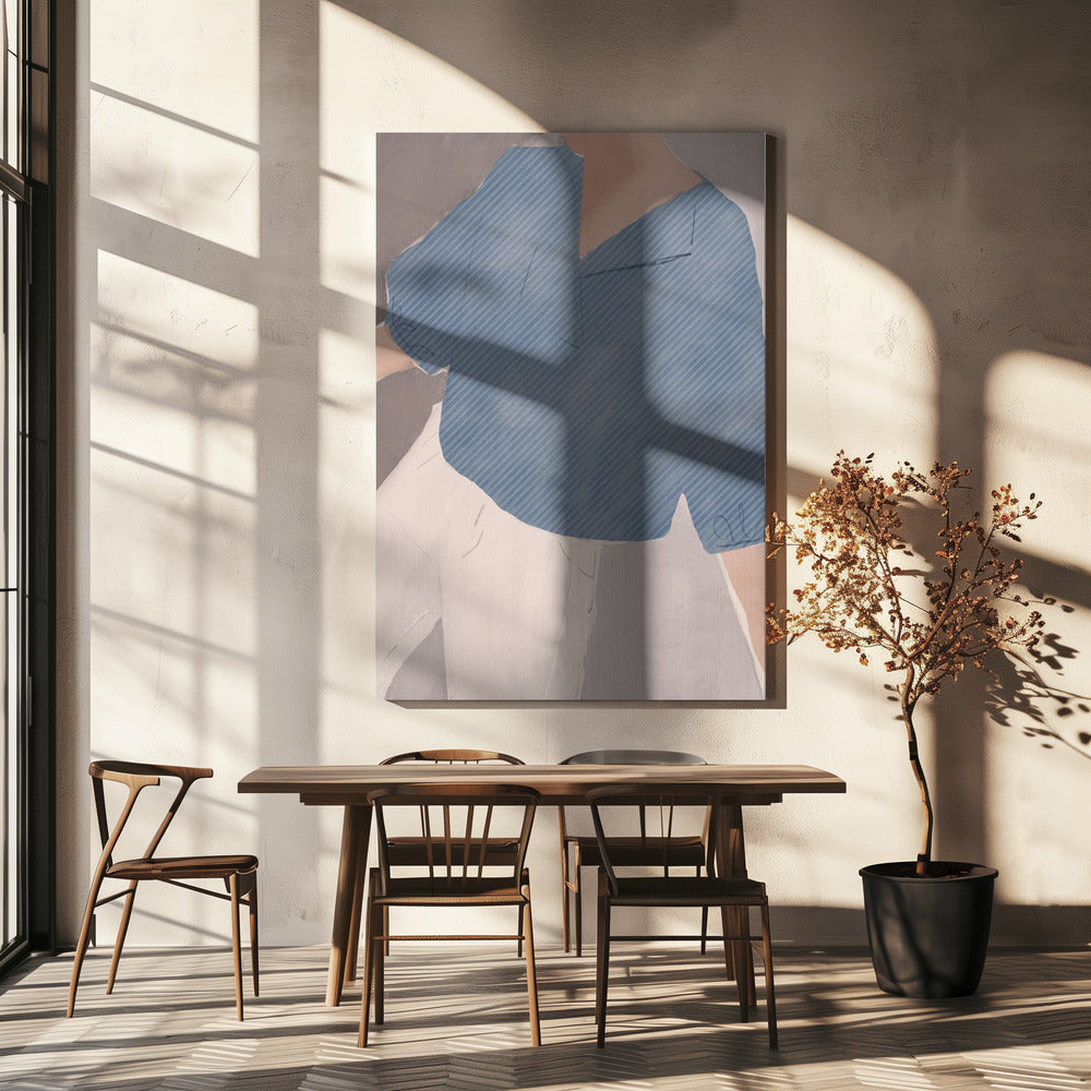 Striped Shirt Wanderer | Canvas