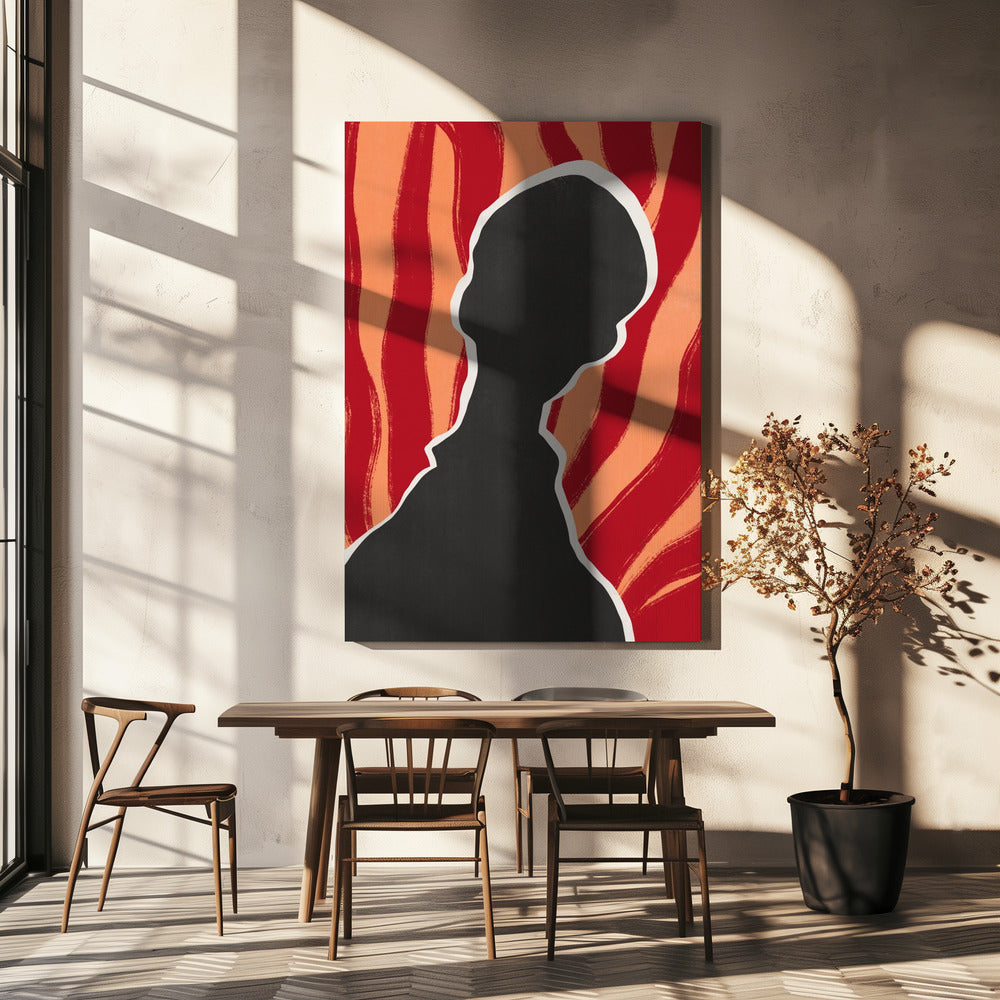 Anonymous Portrait In Heat | Canvas