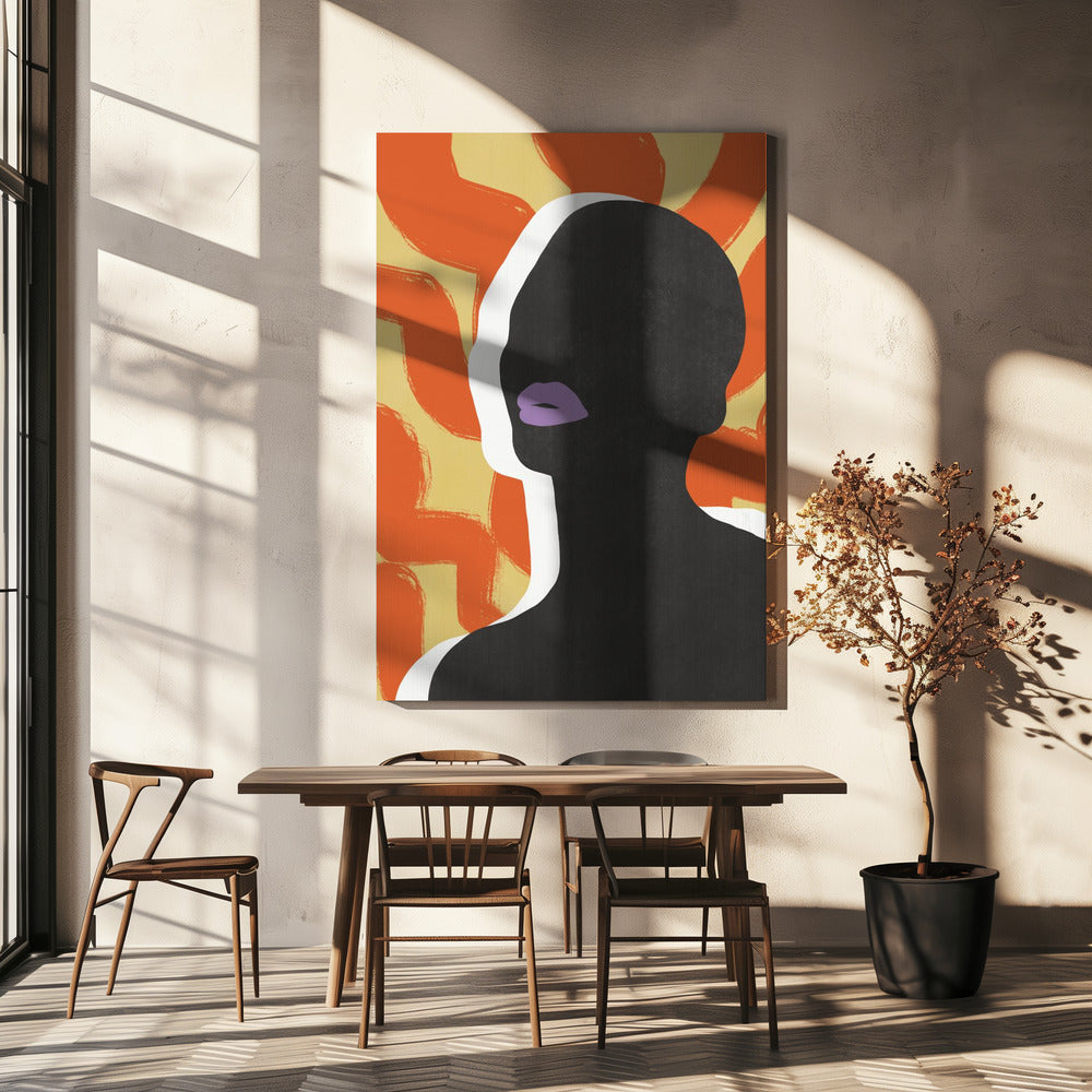 Anonymous Portrait In the Sun | Canvas