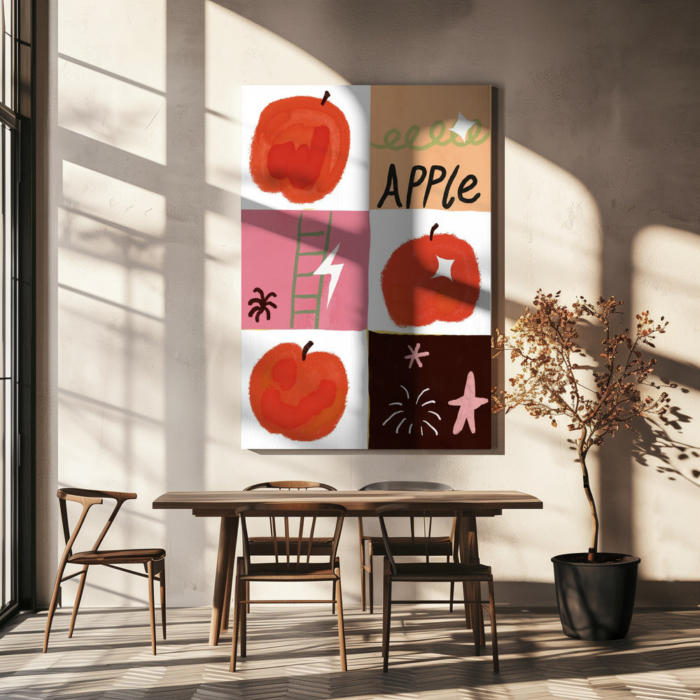 Apple poster | Canvas
