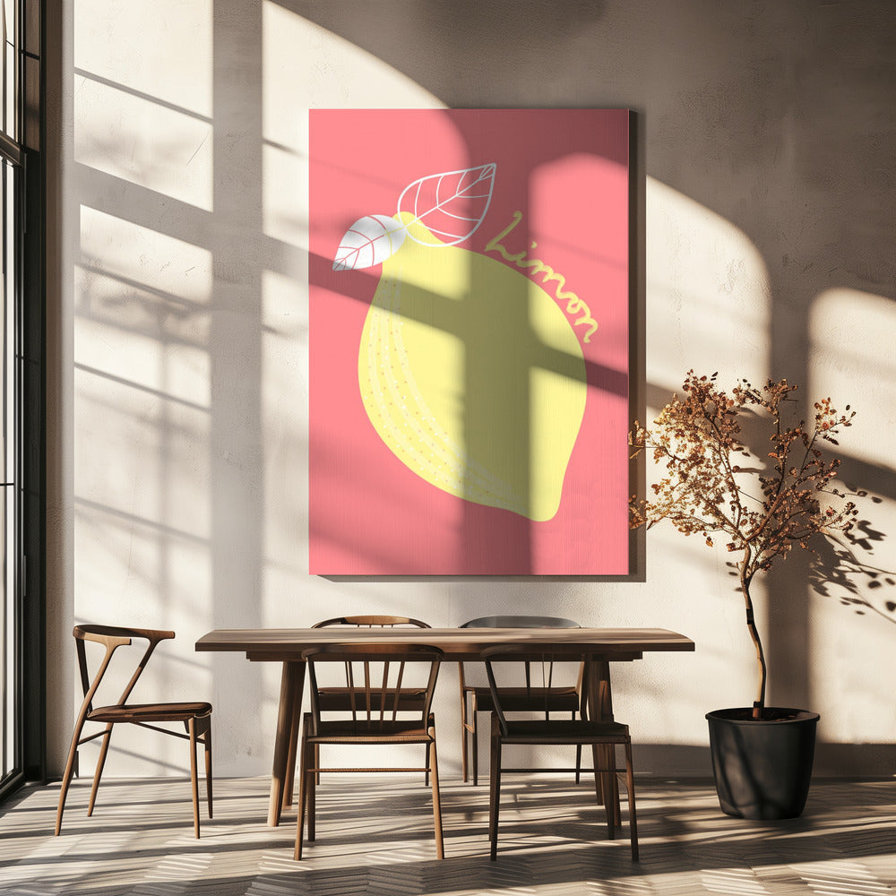 Yellow Citrus Charm | Canvas