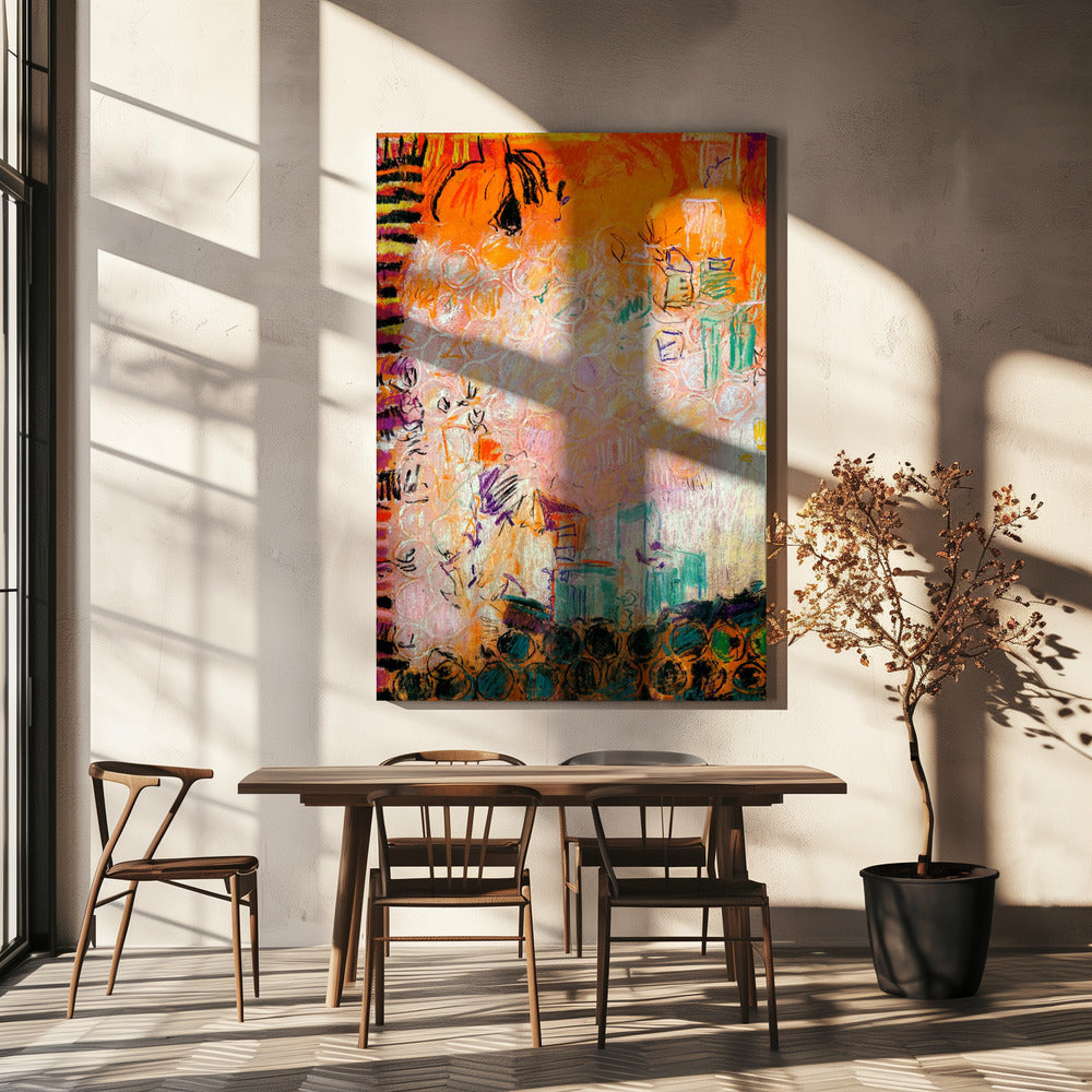 Vibrant Whirl | Canvas