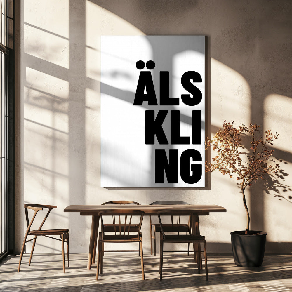 Bold Letters of Love | Canvas