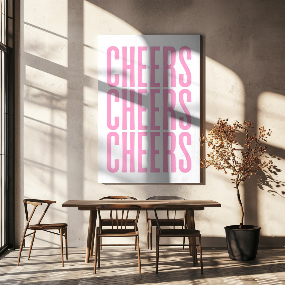Triple Cheers Display | Canvas