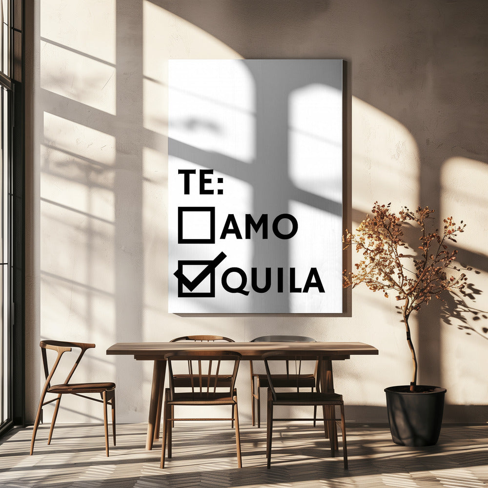 Tequila Love Choice | Canvas