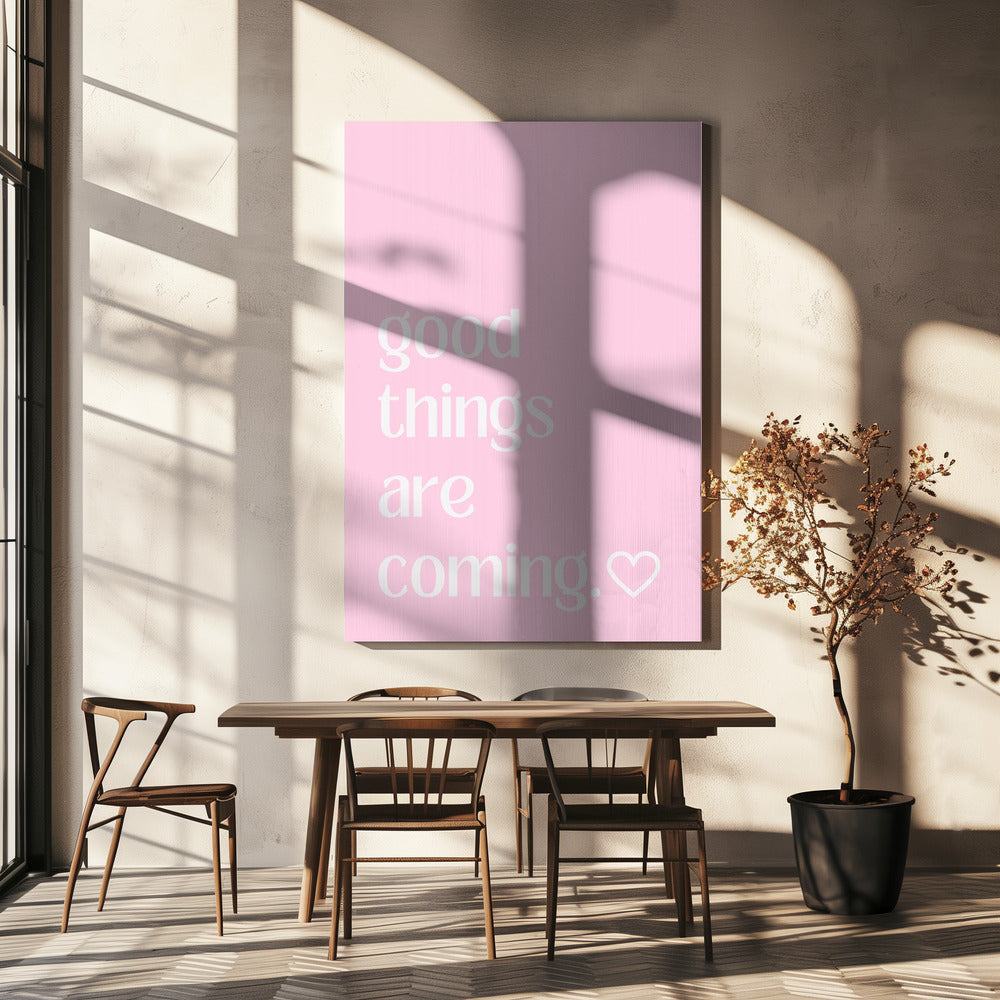 Hopeful Pink Breeze | Canvas