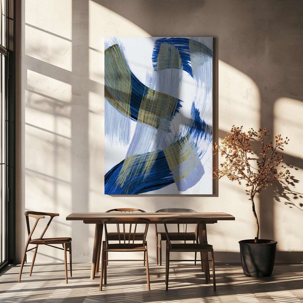 Abstract Brush Strokes 13 | Canvas