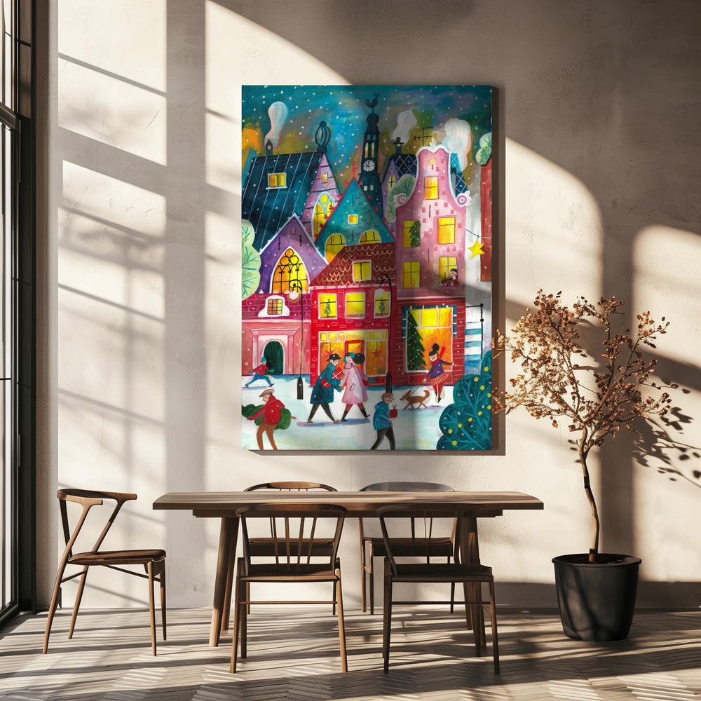 Christmas in Amsterdam | Canvas