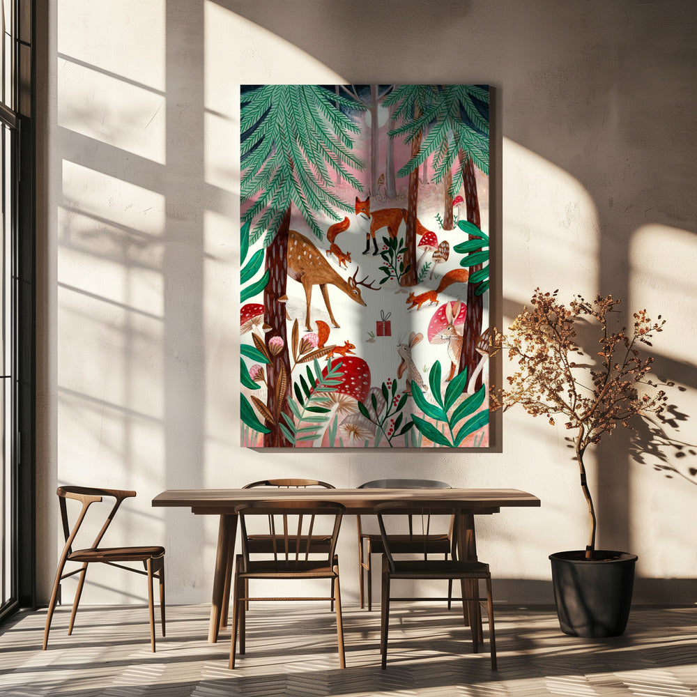 Surprise in the forest | Canvas