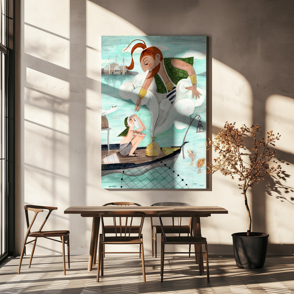The Fisherman and the Jinni | Canvas