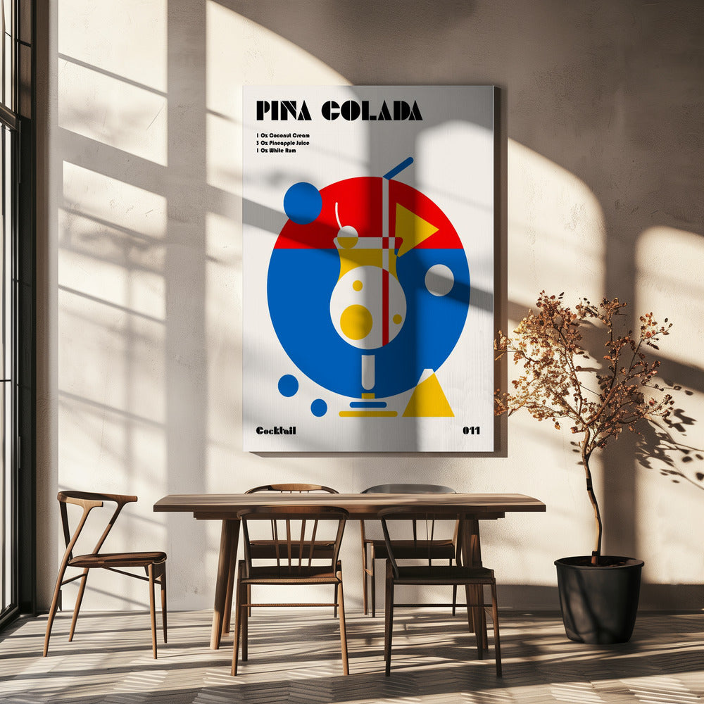 Pina Colada Bauhaus Cocktail | Canvas