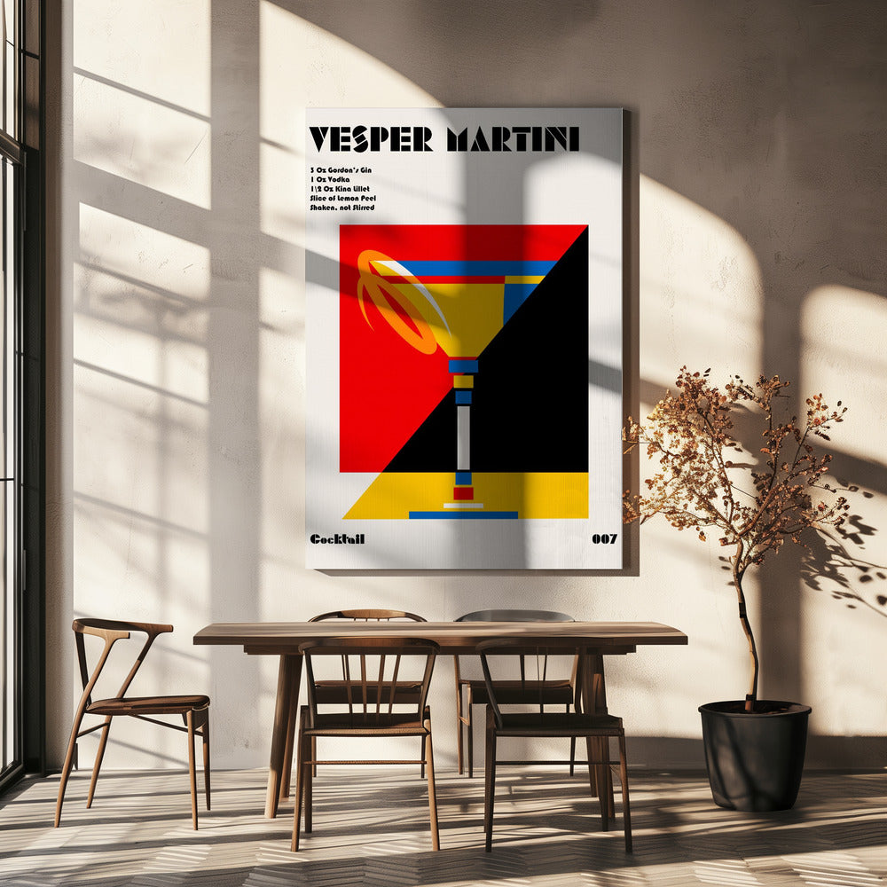 Vesper Martini Bauhaus Cocktail | Canvas