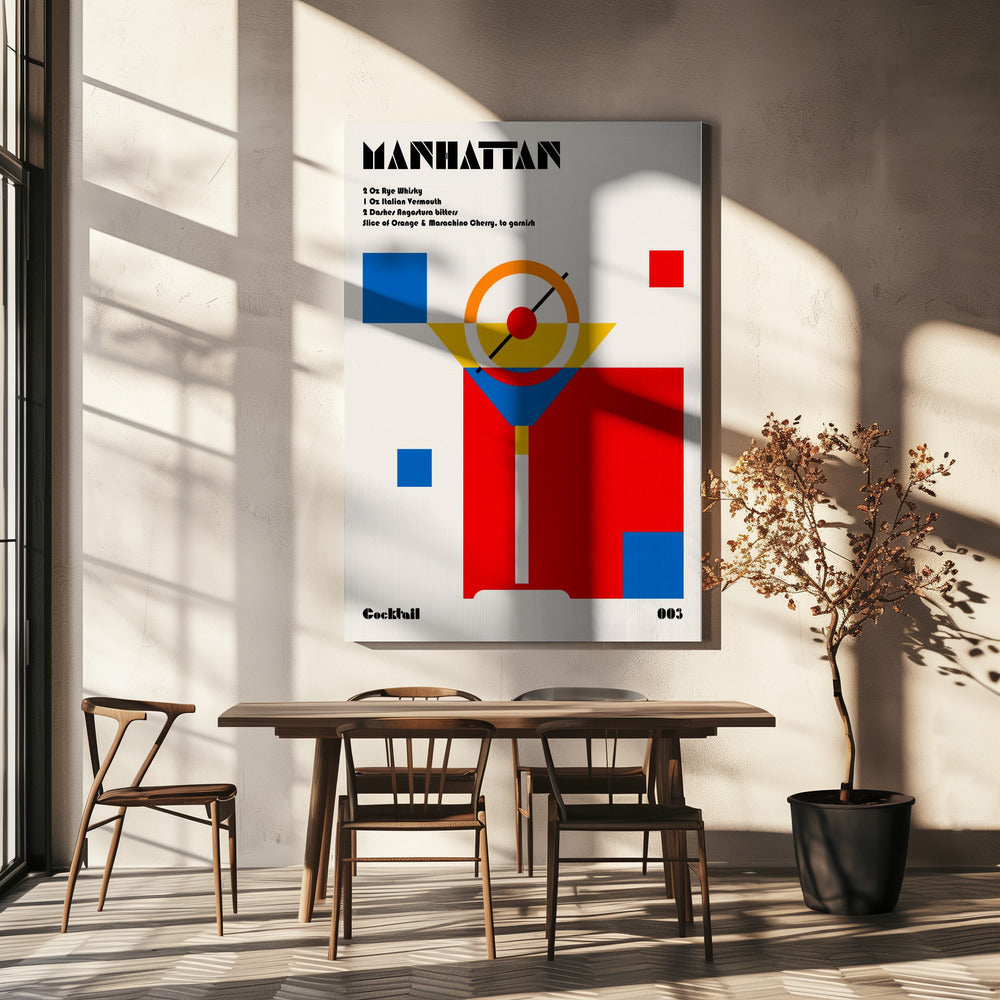 Manhattan Bauhaus Cocktail | Canvas