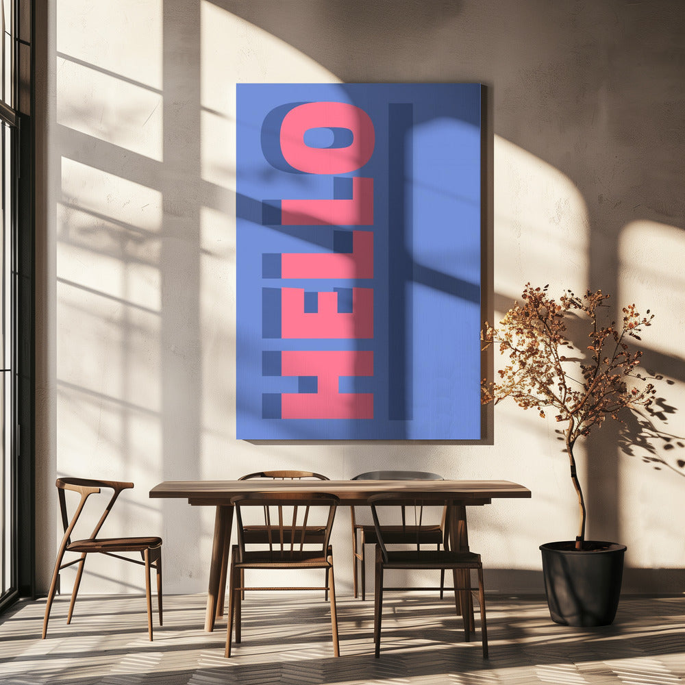 Retro Greeting | Canvas