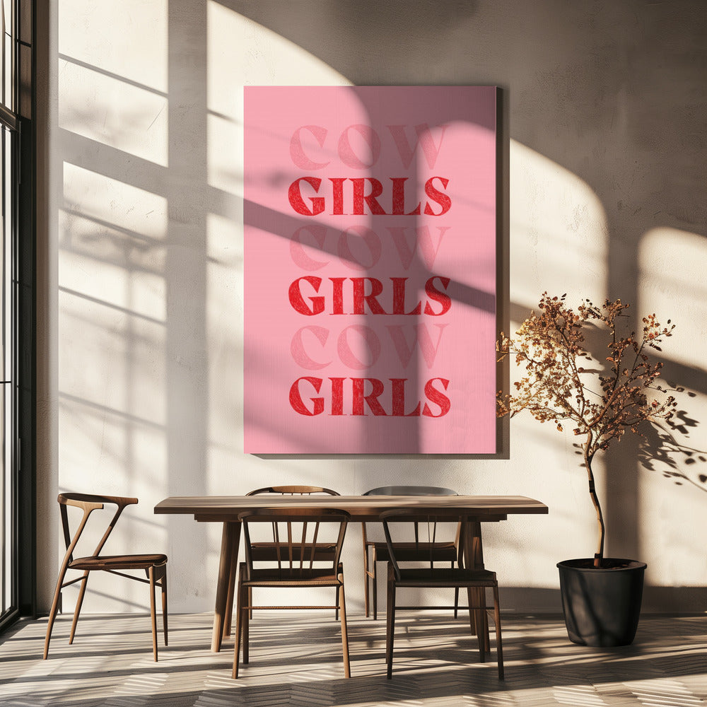 Cow Girls Girls Girls | Canvas