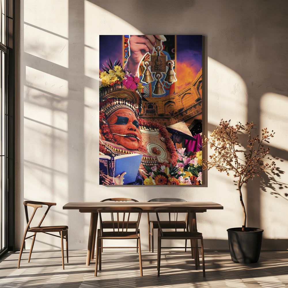 Retro Fantasy Culture Collage | Canvas