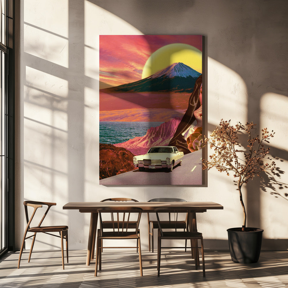 Retro Landscape Collage | Canvas