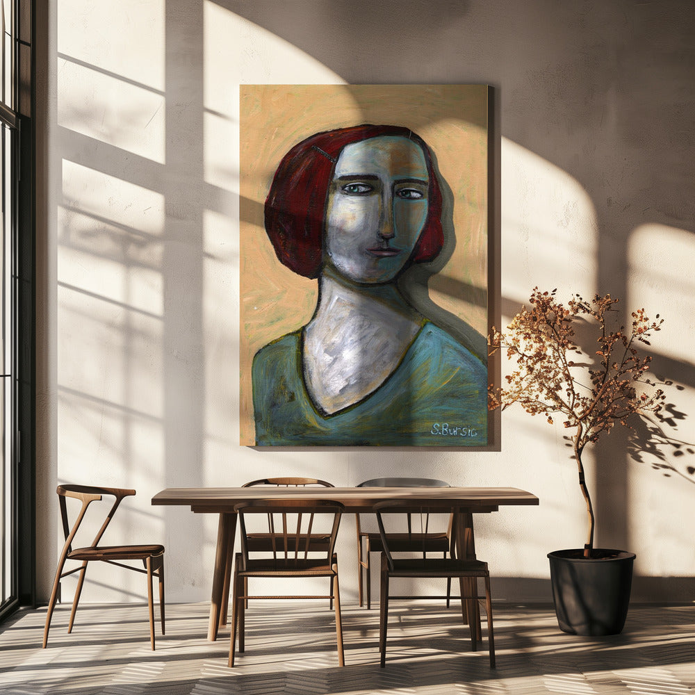 Woman with piercing eyes | Canvas