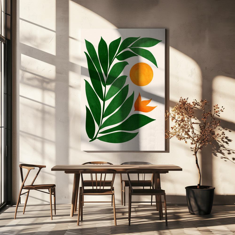 Tropical Forest Sunset | Canvas