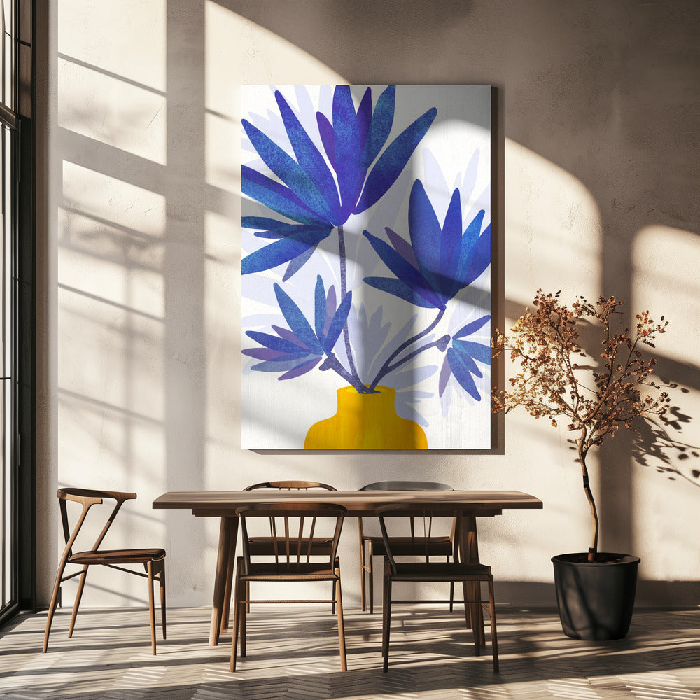Indigo Blooms | Canvas